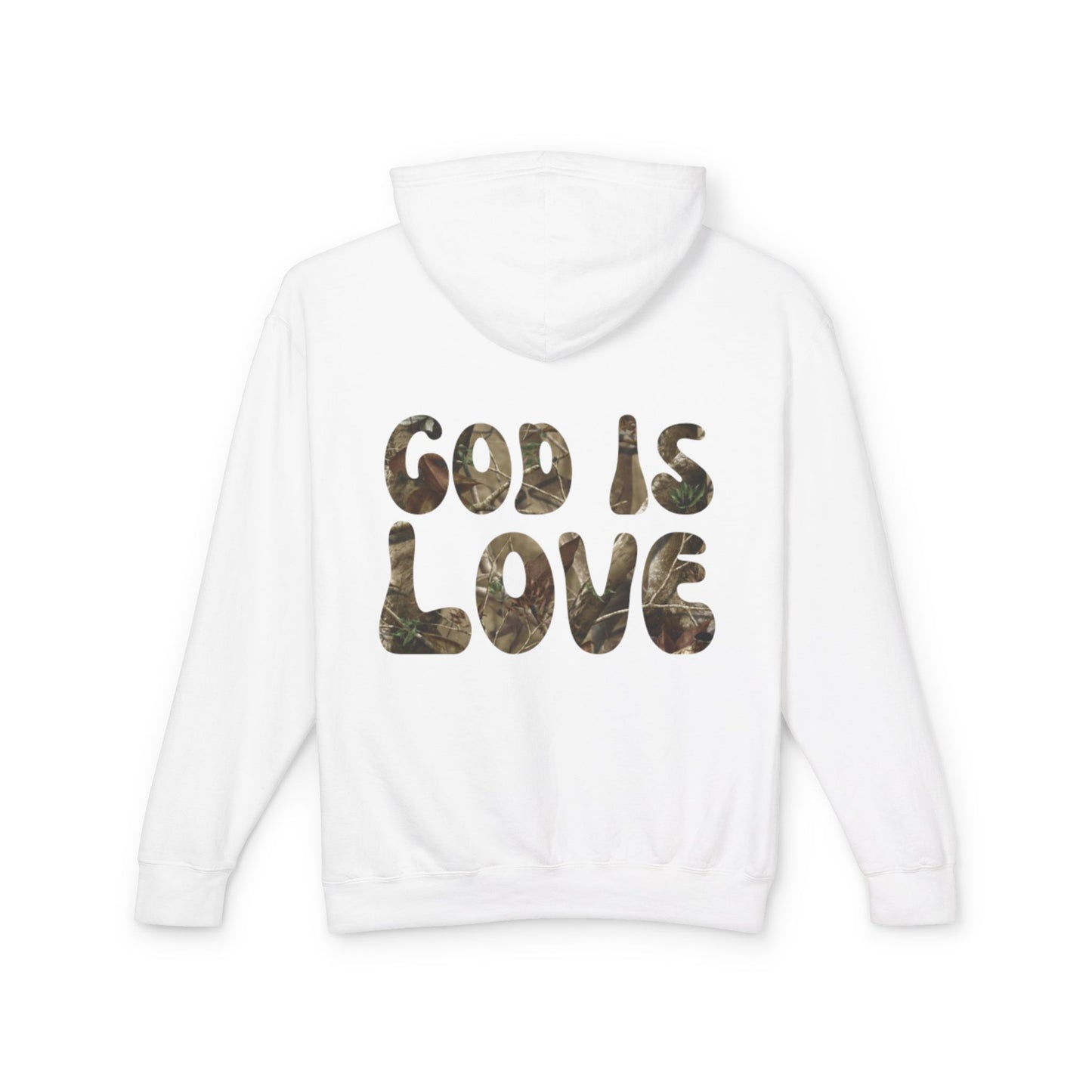 Camo God Is Love Hoodie