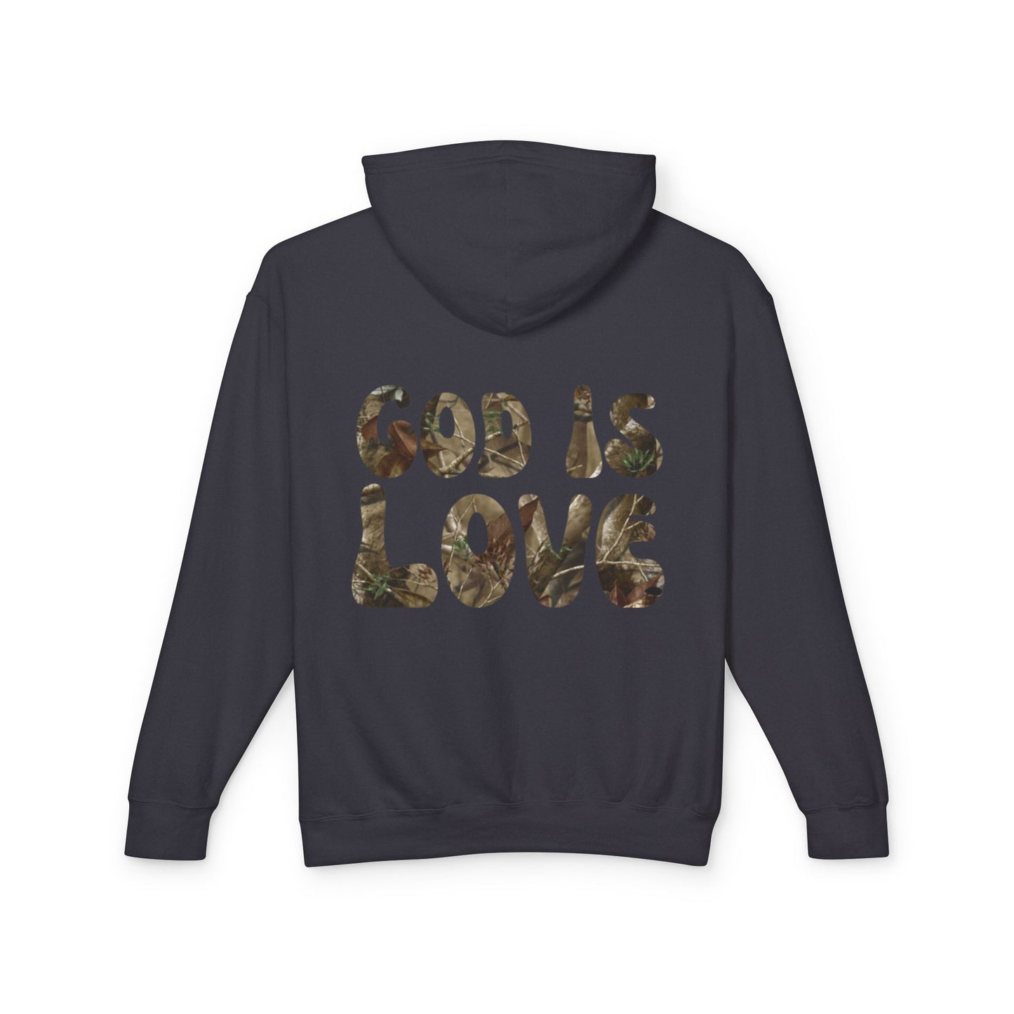 Camo God Is Love Hoodie